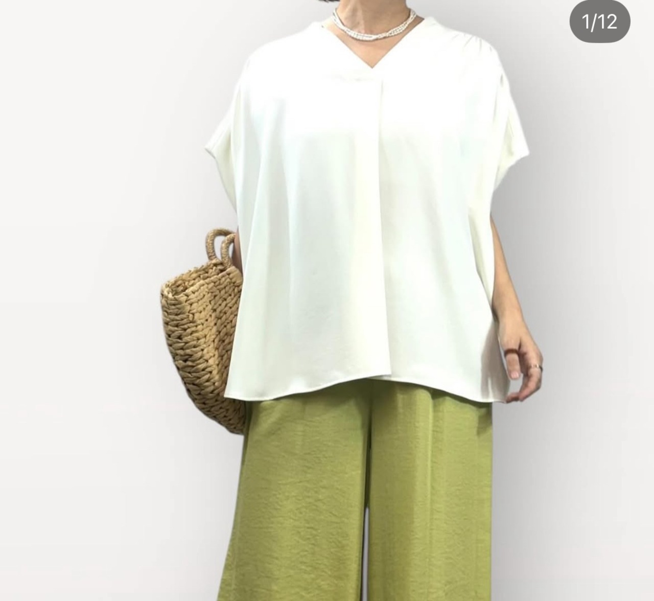 ギャザースキッパーブラウス　510-25118