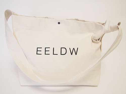 2WAY ショルダー バッグ　"2WAY SHOULDER BAG" (OFF WHITE  / LOGO BLACK)