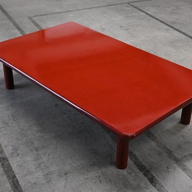 MORISHIGE/モリシゲ 34万「斉水」座卓 漆塗り ローテーブル 和家具 モリシゲイズム 和室 ダイニング 後藤塗 リビング 伝統工芸品 高級【中古家具/中古インテリア/USED家具ユーズド家具/リサイクル】