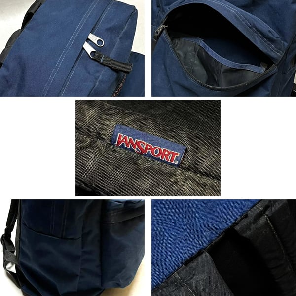 1点物◇ジャンスポーツJS紺リュックサック中古バックパック古着メンズ