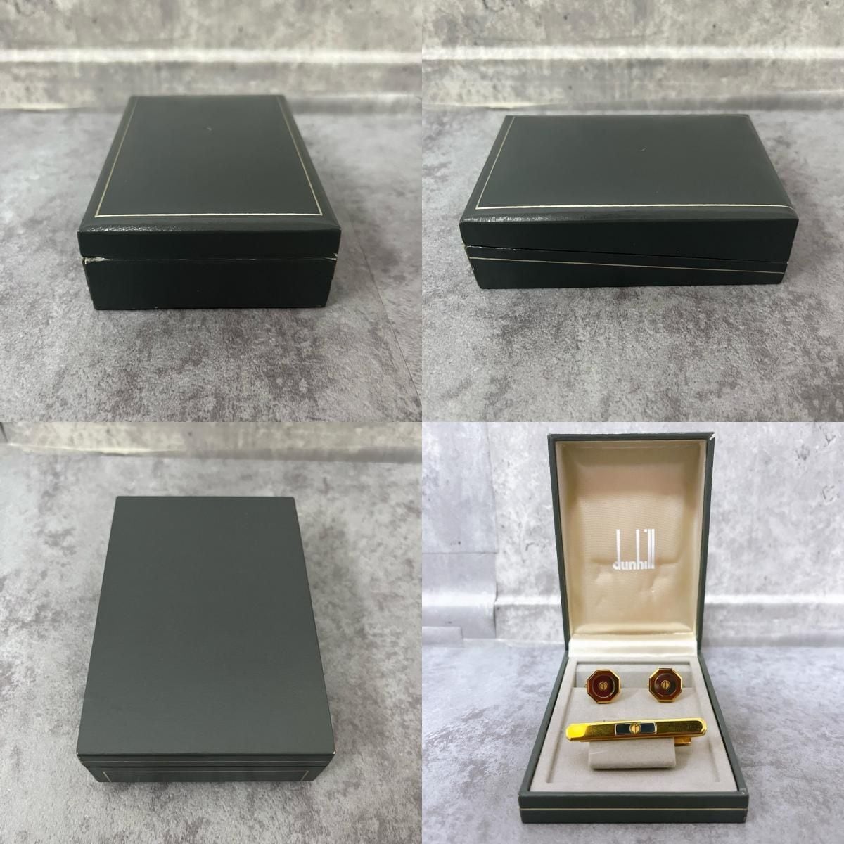 d*7様 ディオール・ダンヒル・デュポン・バーバリー他　タイピン・カフスまとめ dunhill】ダンヒル 箱付き カフス＆タイピンセット ゴールド メンズ