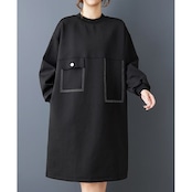 ステッチデザイン スウェットワンピース 60007