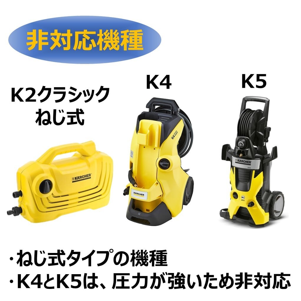 ケルヒャー クイックコネクト 専用 耐候性を高めた外径11mm高圧ホース