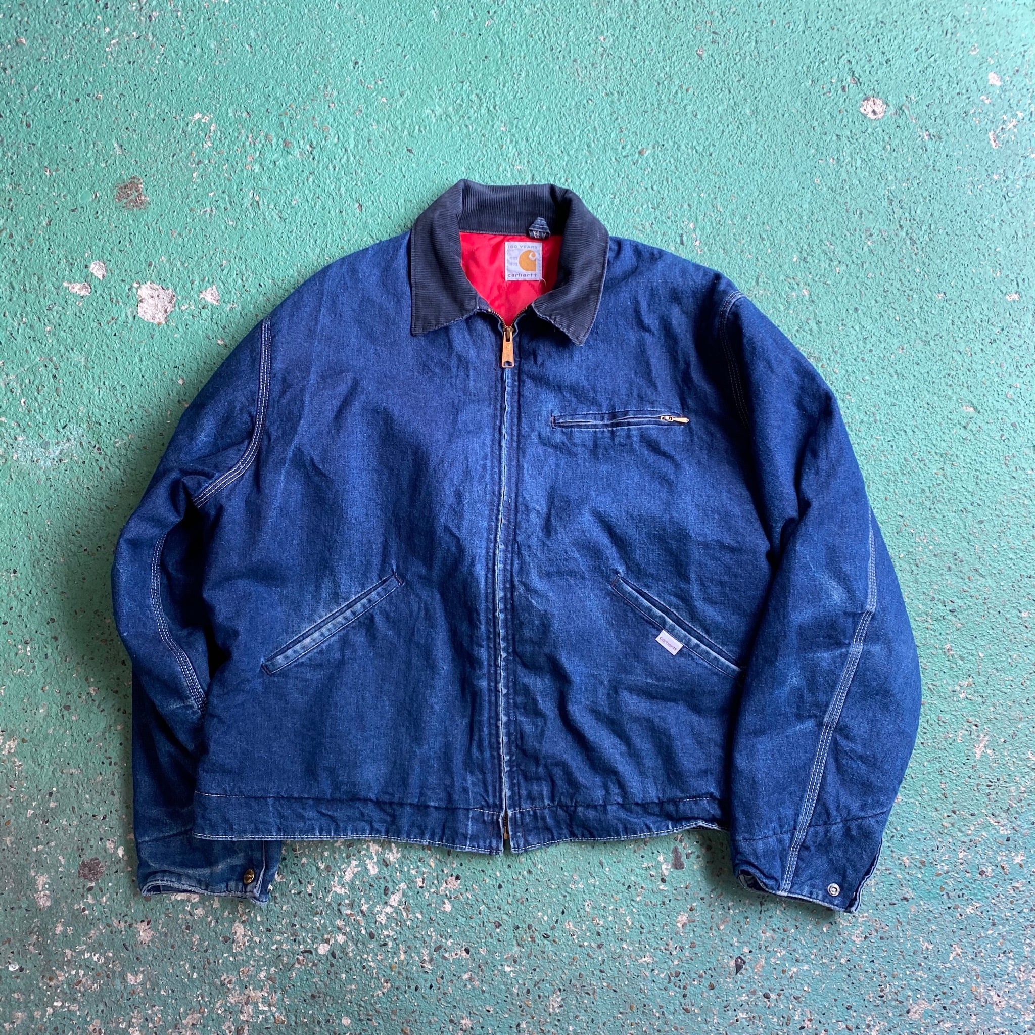 80年代 ビンテージ Carhartt カーハート デニム デトロイトジャケット 
