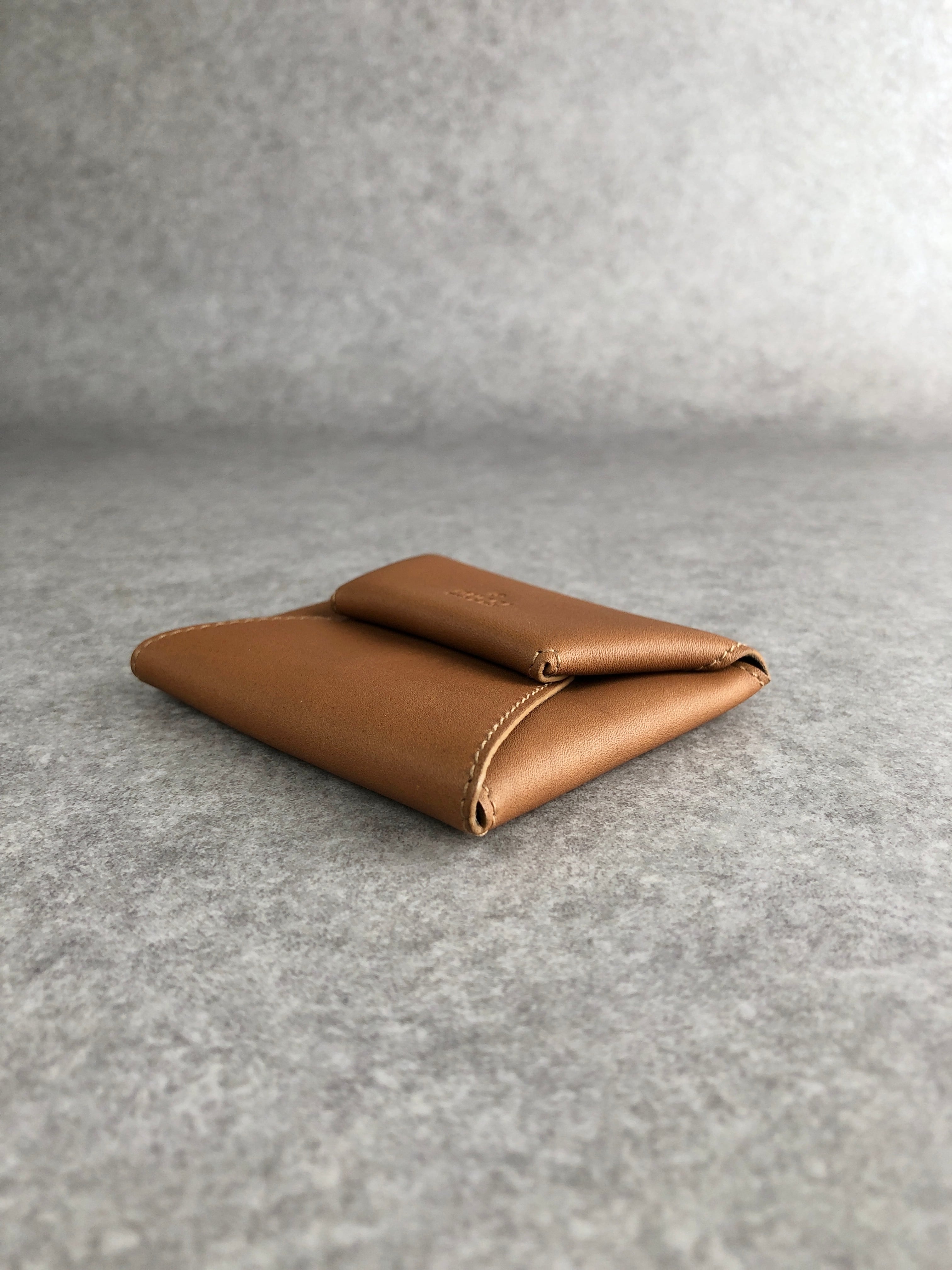 GUCCI グッチ 財布 ブラウン 型押しロゴ レザー コインケース vintage