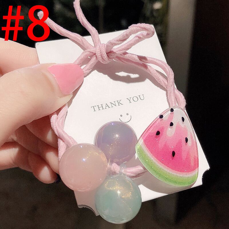 ヘアゴム　ベビーヘアクリップ　スイカりぼん スイカのベビーヘアクリップ | yukotto's STORE