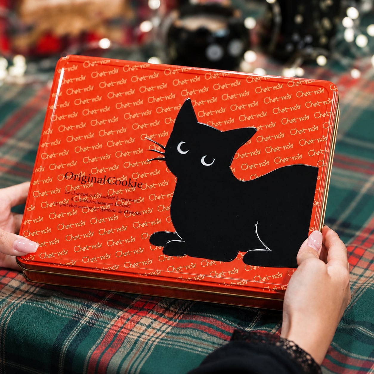 黒猫のOriginalクッキー缶12コ | シャ・ノワールWEBショップ