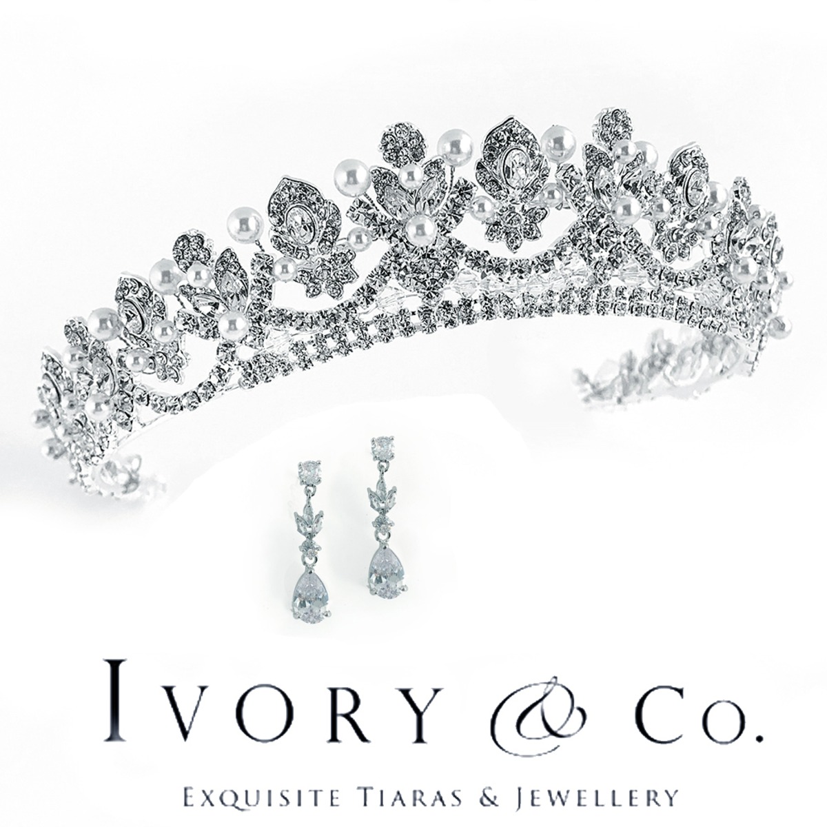 Ivory＆Co【Alexandra-sakura】日本限定版パールタイプ/イヤリング付き 
