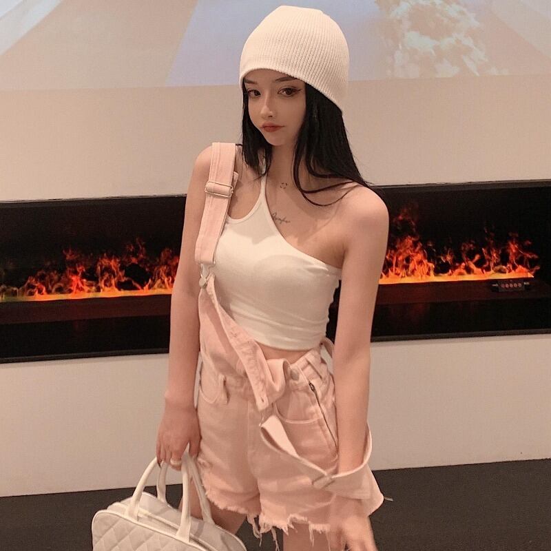 サマースリムスタンダードショーツ レディース ピンク レトロ 夏物 ブルマー YY-ファッション47478835936