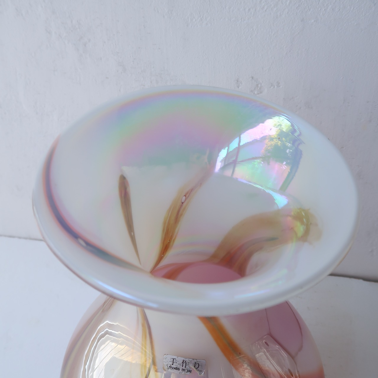 オーロラマーブルの大花瓶