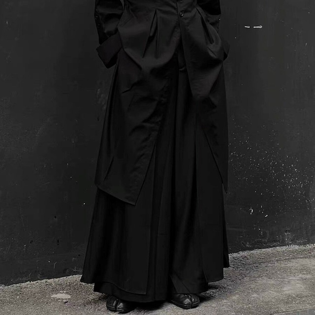 Unisex dark-style long pants(MT1695)
