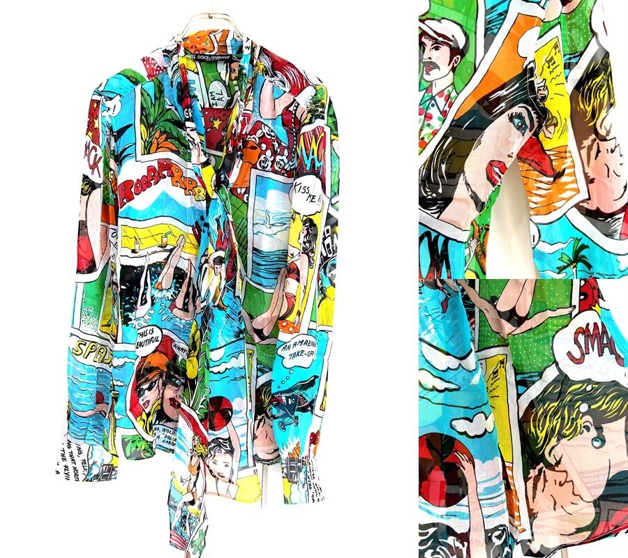 DOLCE&GABBANA ドルチェ&ガッバーナ マルチカラー コミック DOLCE&GABBANA ドルチェ&ガッバーナ マルチカラー コミック