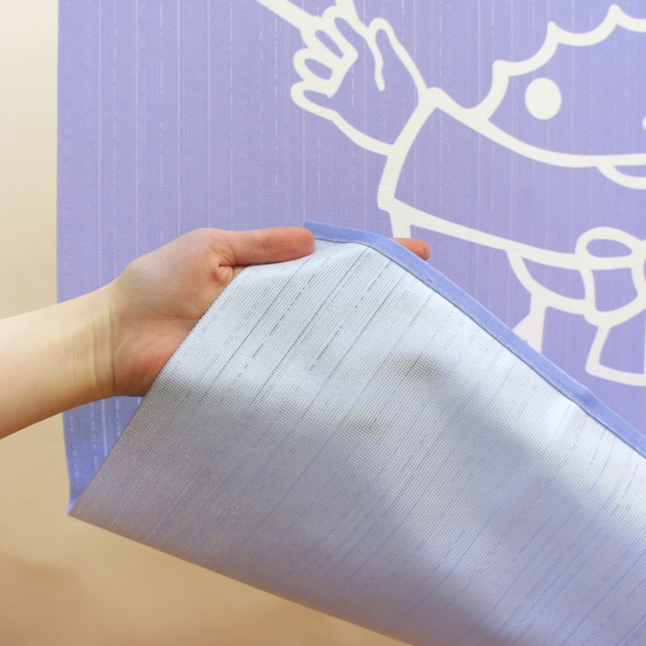 【受注生産】のれん サンリオ リトルツインスターズ シンプルライン 幅72×丈150cm 94395