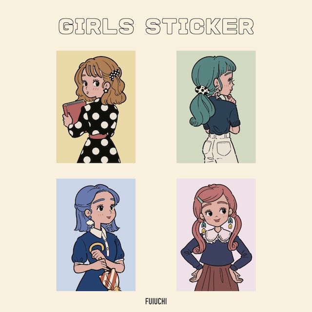 girls sticker