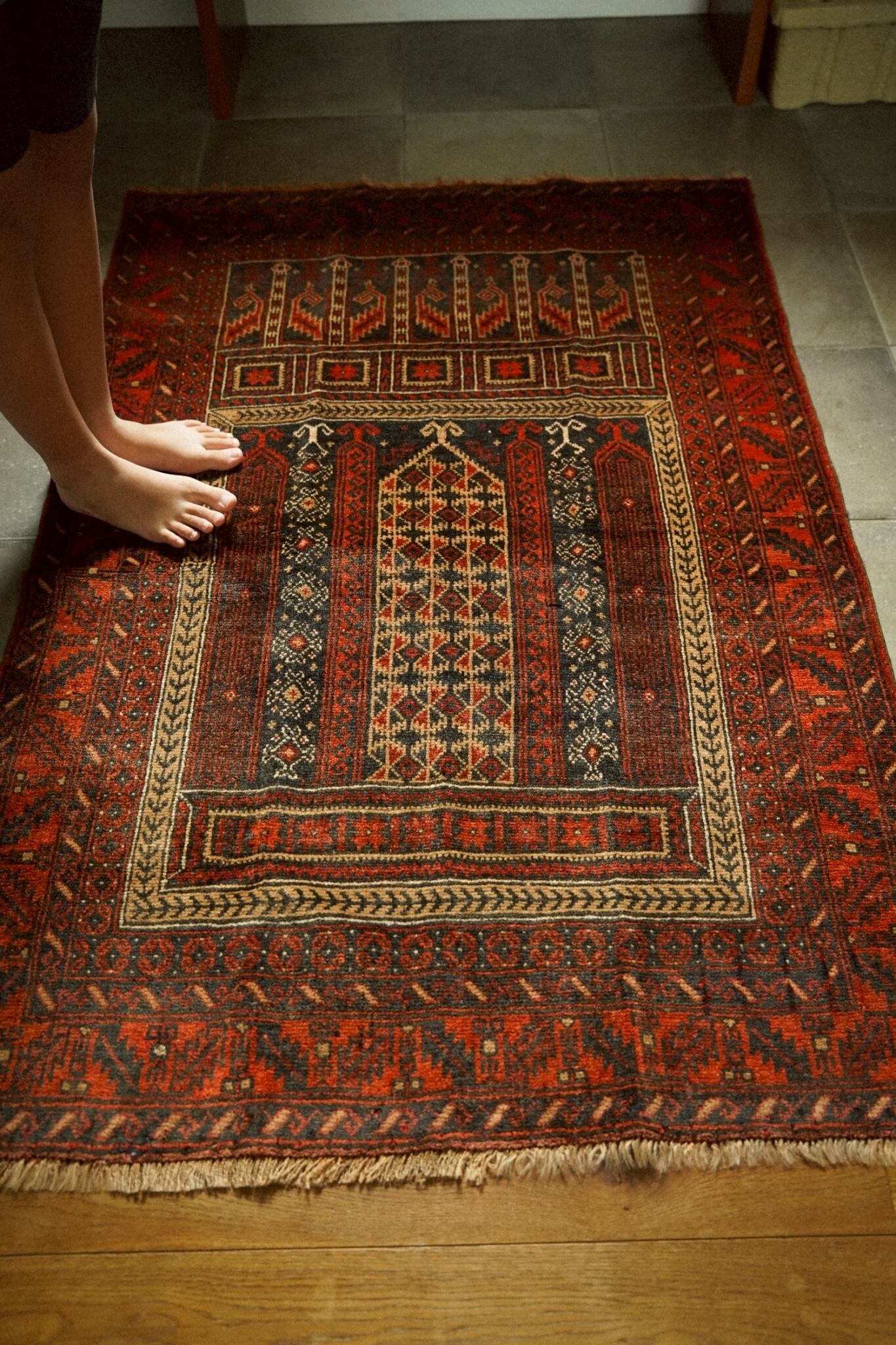 1016 -Vintage Turkmen Ali khoja rug