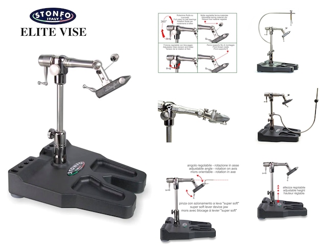 【 STONFO 】 ELITE VISE  article serial 653 + T6 Aluminum Tying Tool Holder