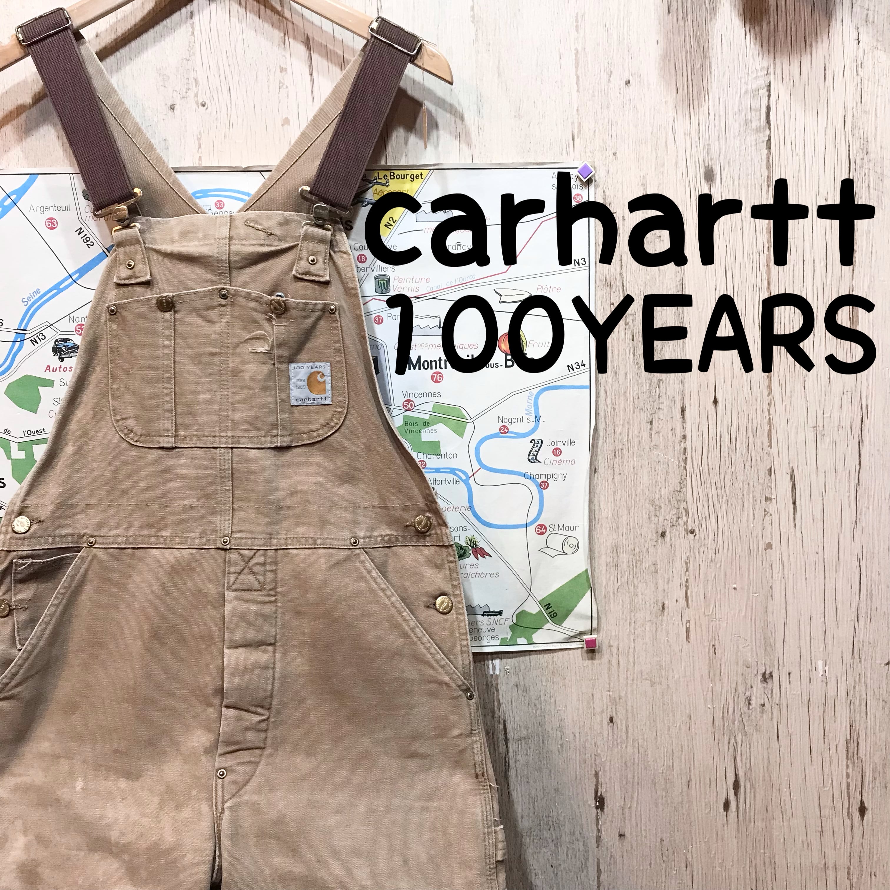 carhartt カーハート オーバーオール w34 古着 (1116) | 温古着新