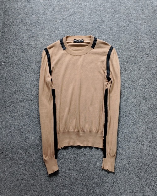 【DOLCE&GABBANA】bondage tape knit