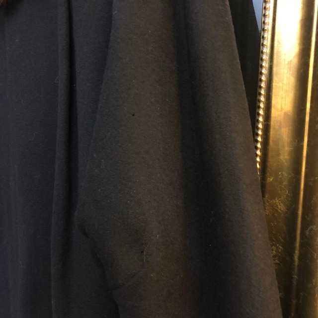 Vintage 50's black cashmere coat