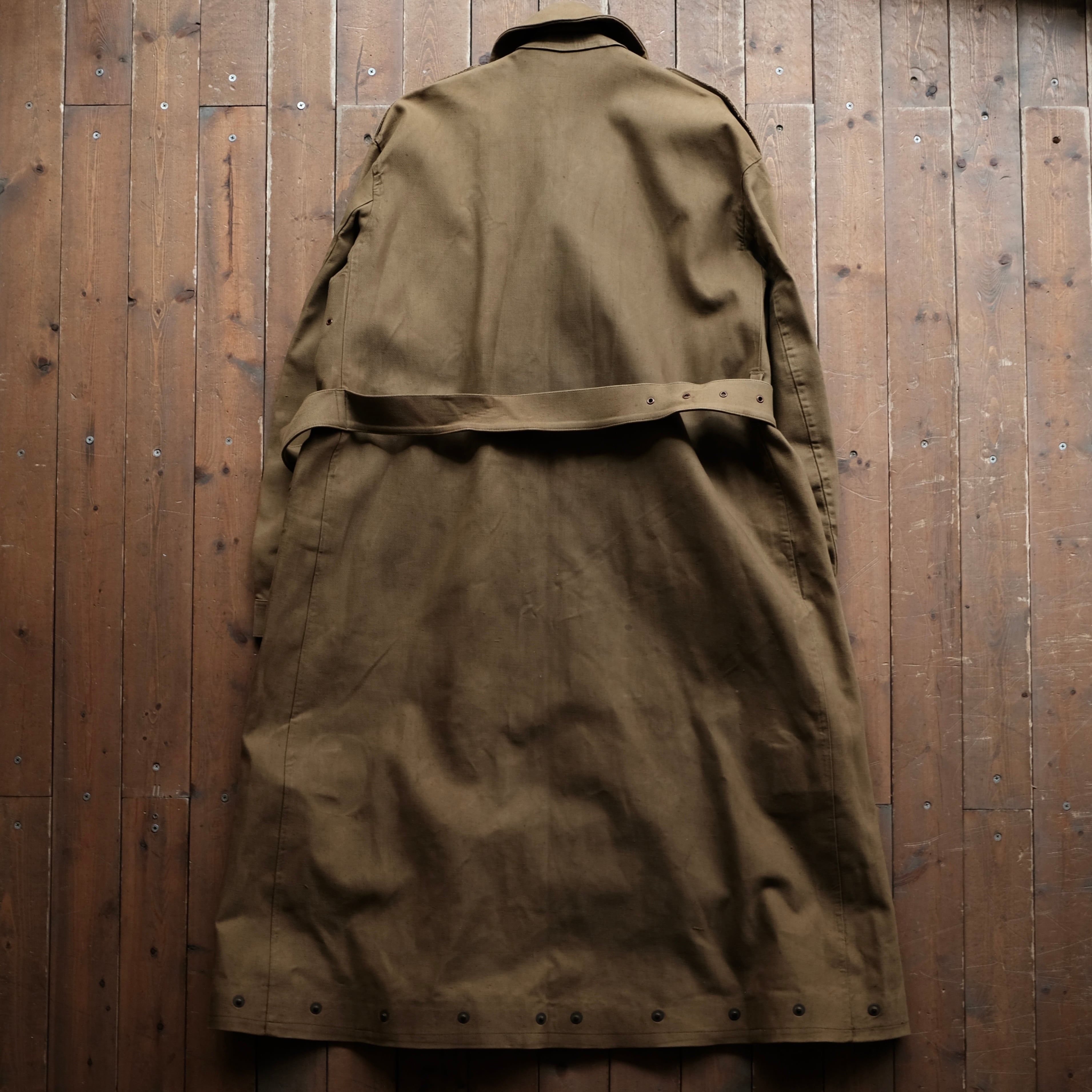 40s BRITISH ARMY DISPATCH MOTORCYCLE COAT | safarionline