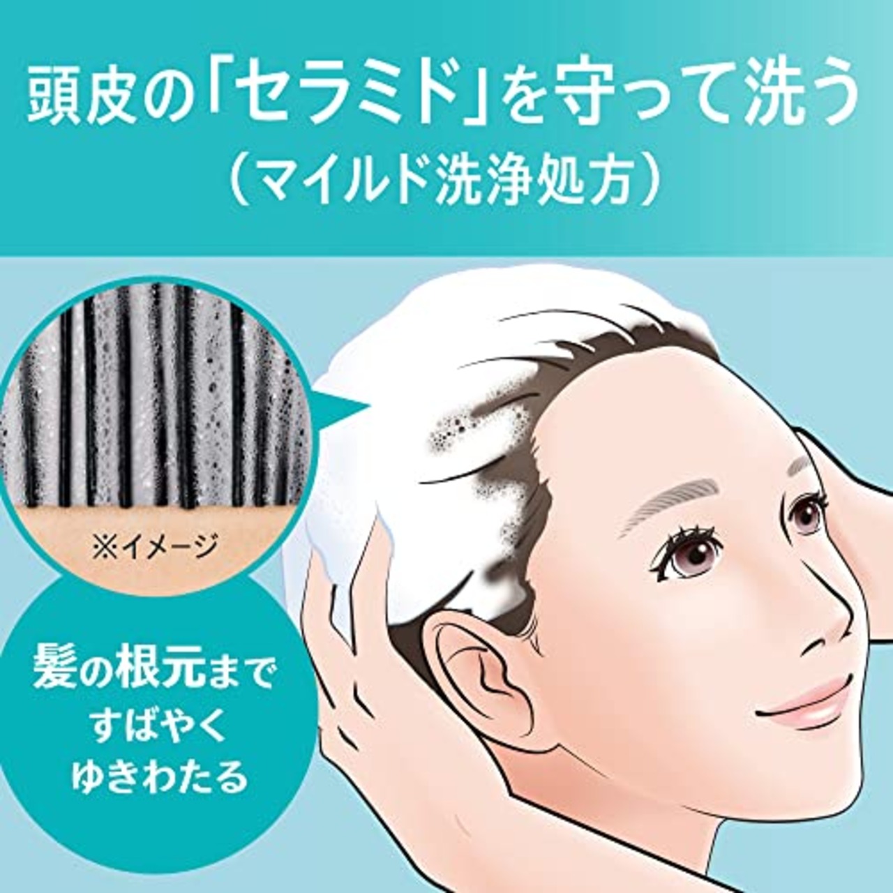 キュレル泡シャンプー ポンプ 480ml