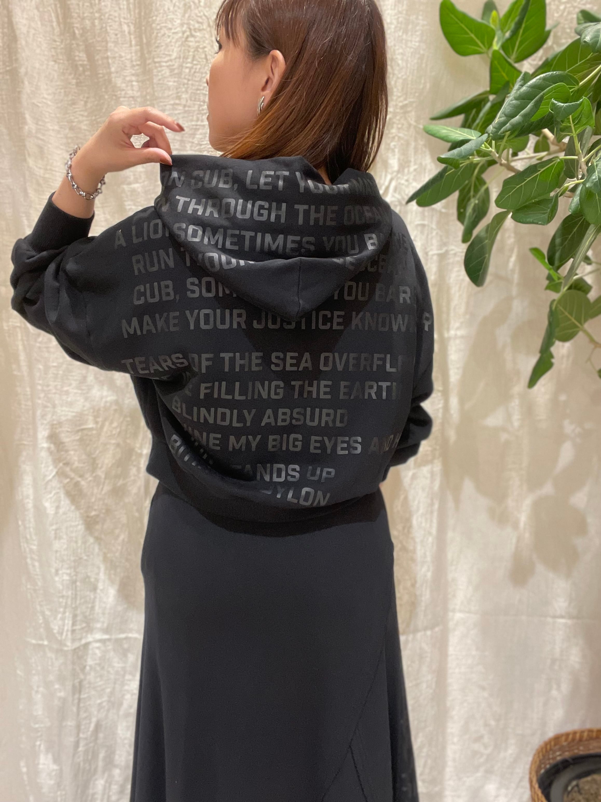 【新品未使用品】Risley リズレー レースパーカー ブラック タグ無し 新品未使用品】Risley リズレー レースパーカー ブラック タグ