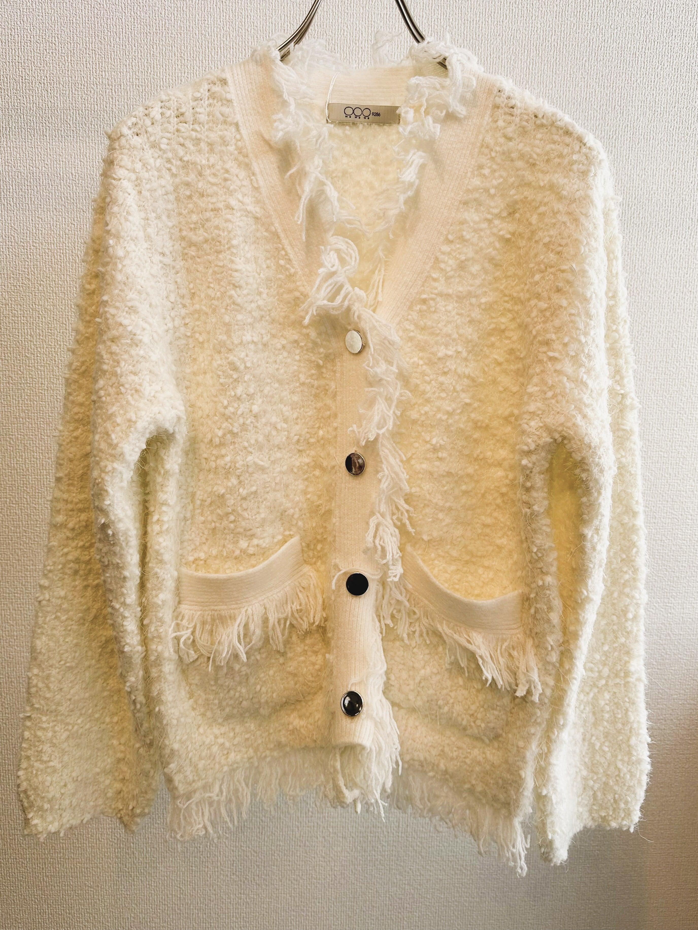 ○○○9286】ポコポコフリンジカーディガン（8812-57012） | 9286