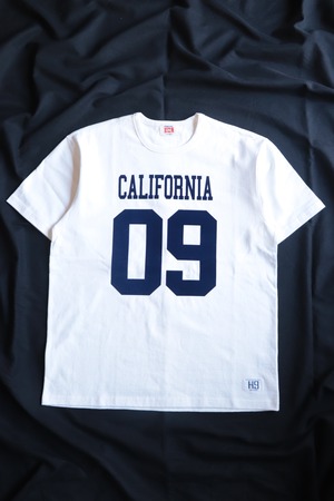 HIGHWAY NINE/ハイウェイナイン　C-NECK 10/-TENJIKU ROUGH FIT S/S PRINT Tee「CALIFORNIA」