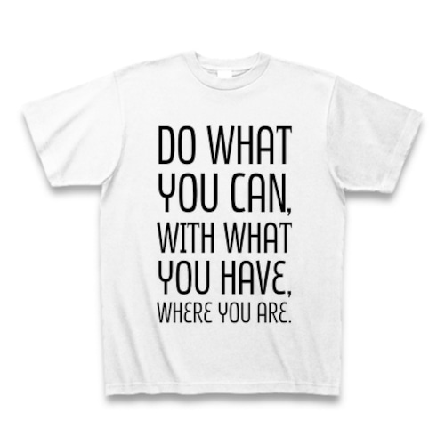 Tシャツ do what you can