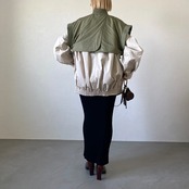 MA-1 short vest/khaki