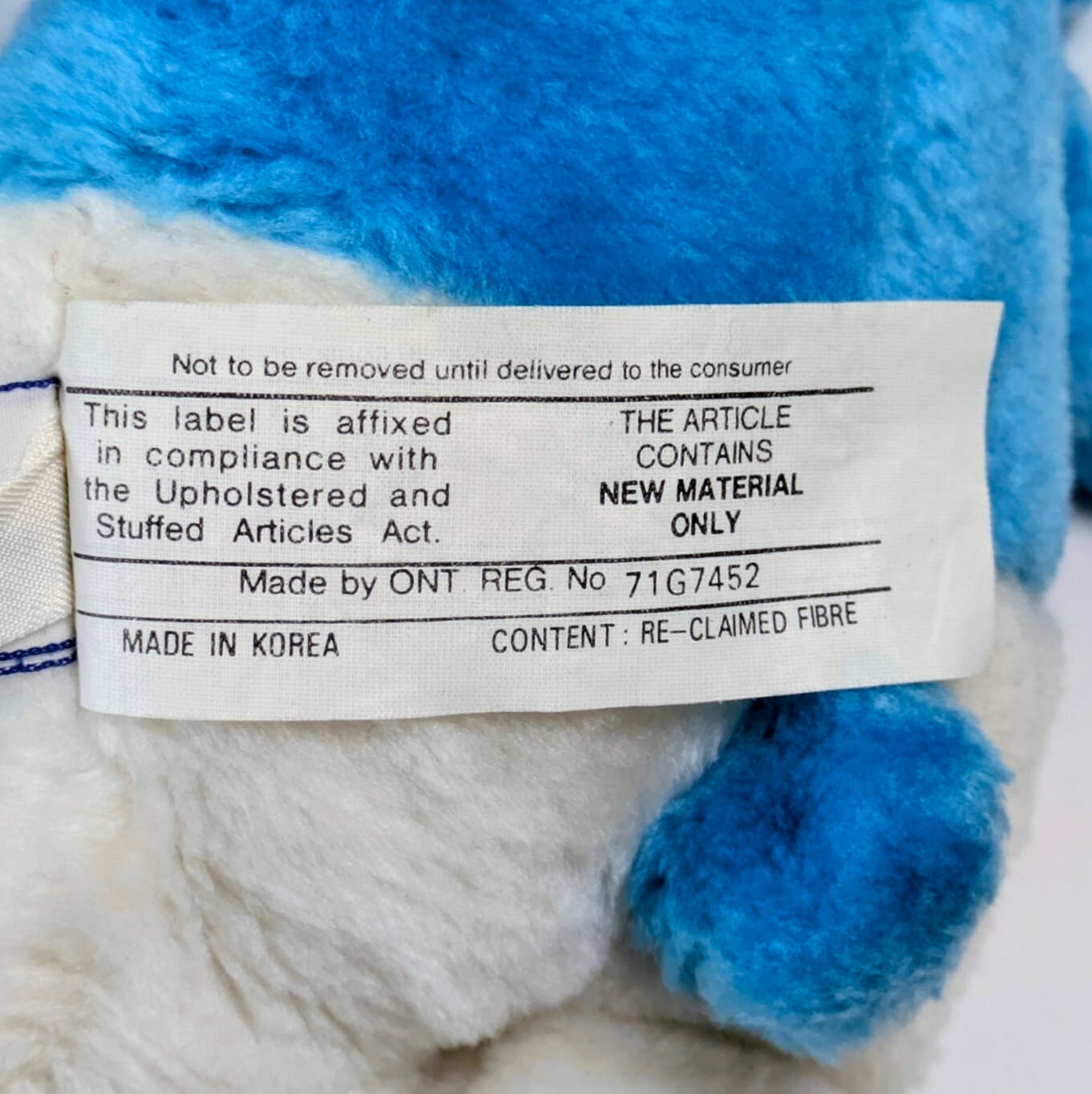 ☆ VINTAGE1981 ☆ 【 Smurf（スマーフ）】【A】 PLUSH TOY