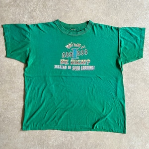 1980s BE RICH $$ Tee L位 H507