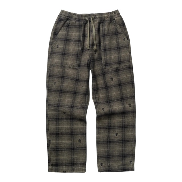 【Service Works】Thistle Plaid Chef Pants(Olive)〈国内送料無料〉