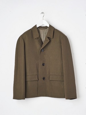 LEMAIRE　HALF COAT　KHAKI BROWN　CO1046 LF1252