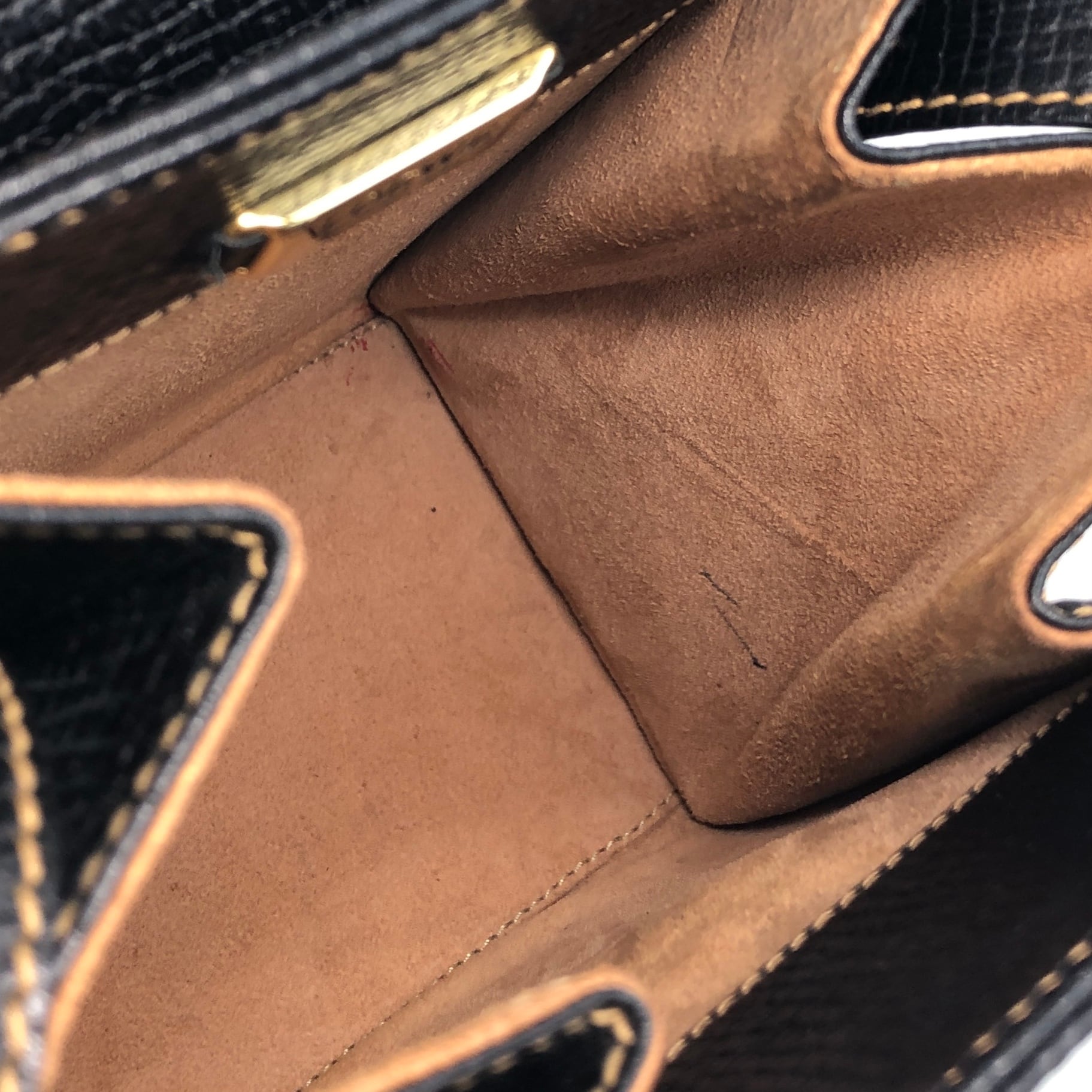 LOEWE ロエベ ショルダーバッグ ブラック ロゴ レザー ターンロック