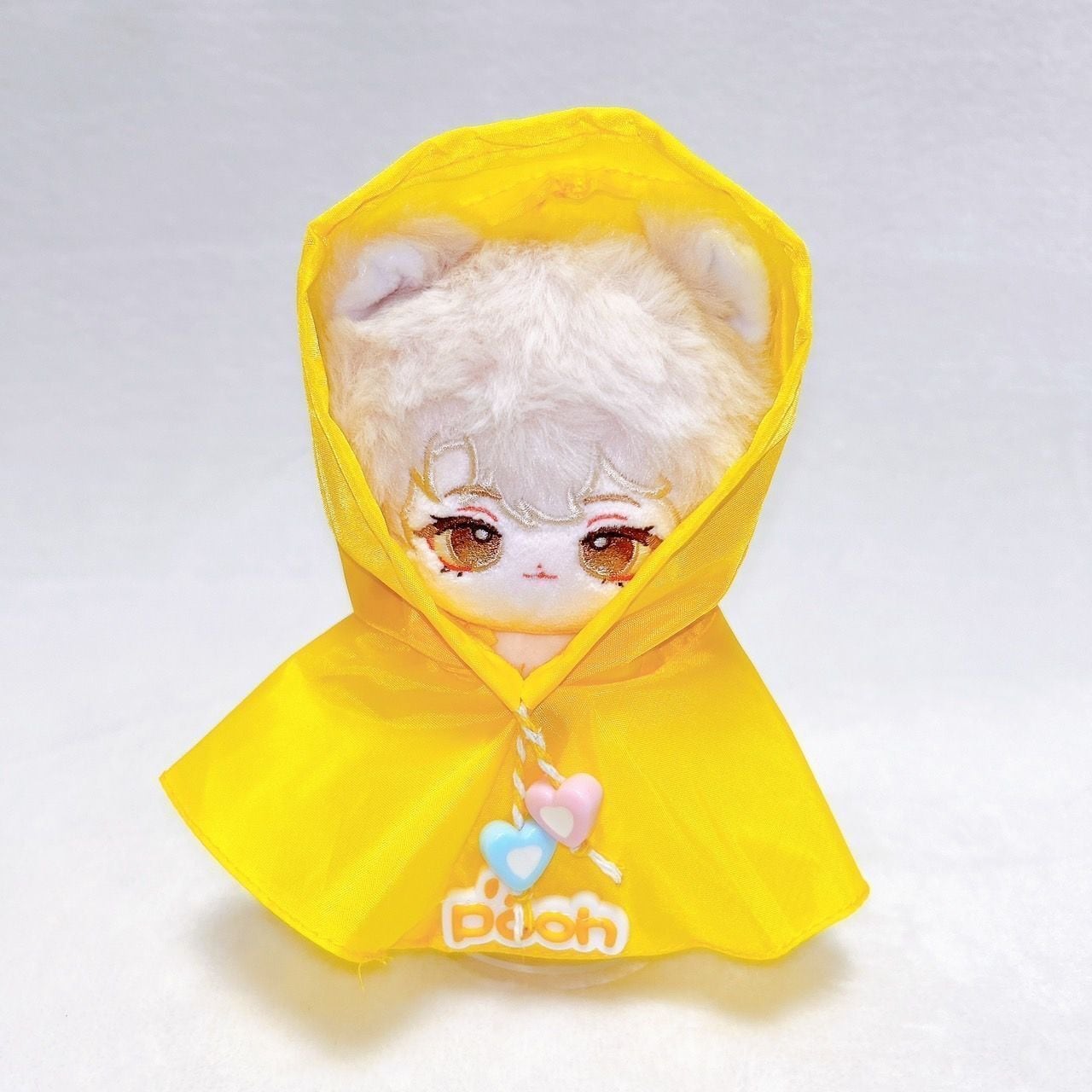 10cm】ぬい服 2色 てるてる坊主 ポンチョ 雨具 夏 | ぬい服コココ