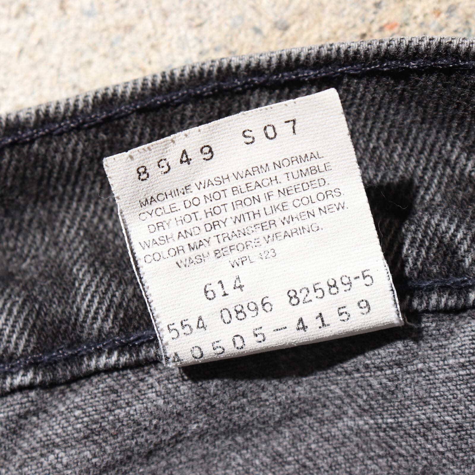 美品 34×32 Levi's 505 オレンジタブ 米国製 後染め ブラックデニム ジーンズ 黒デニム リーバイス | ENCOUNT  powered by BASE