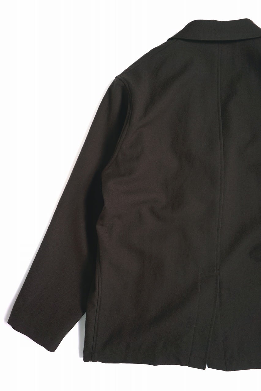 Virgin Wool Washed Twill Jacket