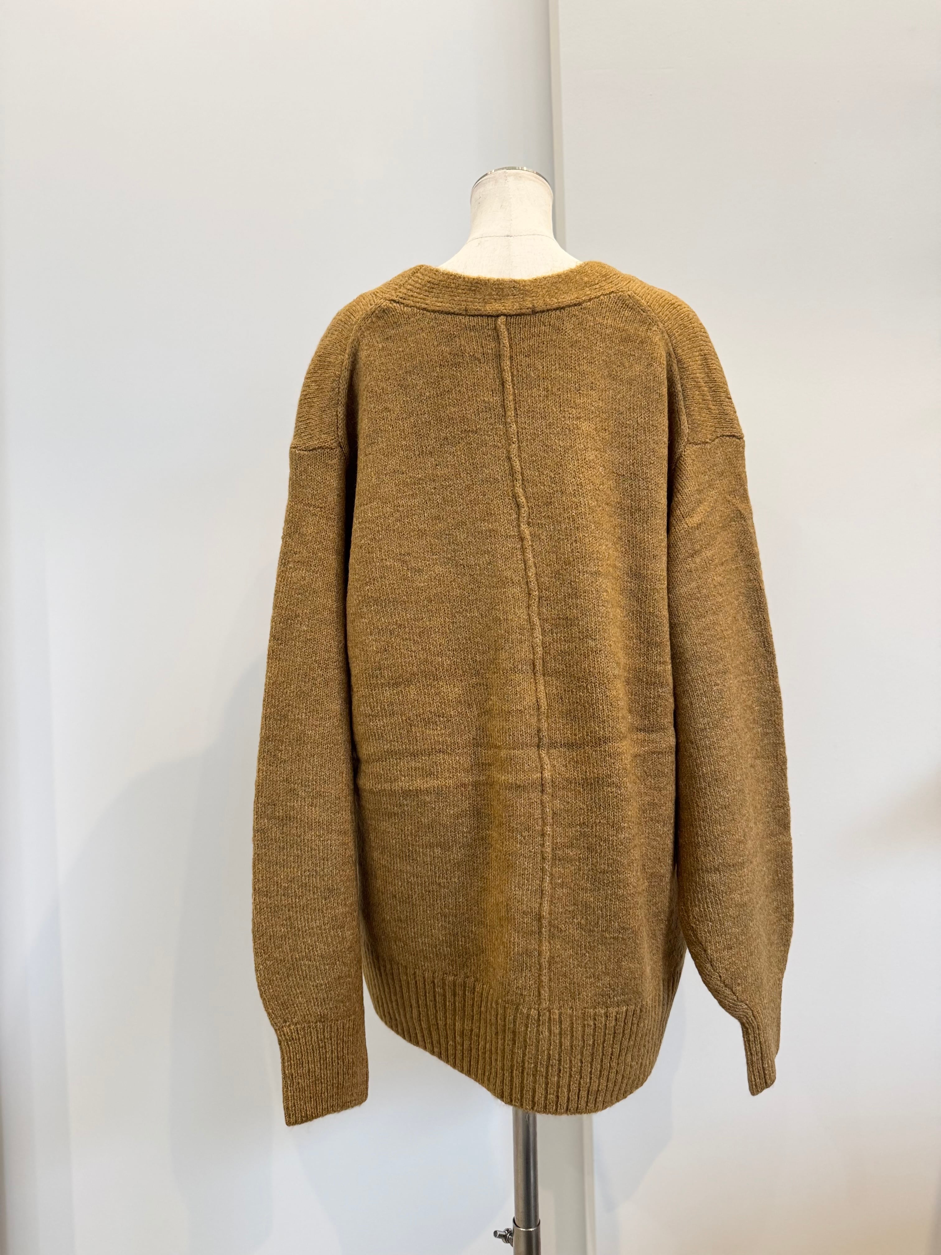【SELECT】ヤクライクワイドシルエットカーディガン　39-0421