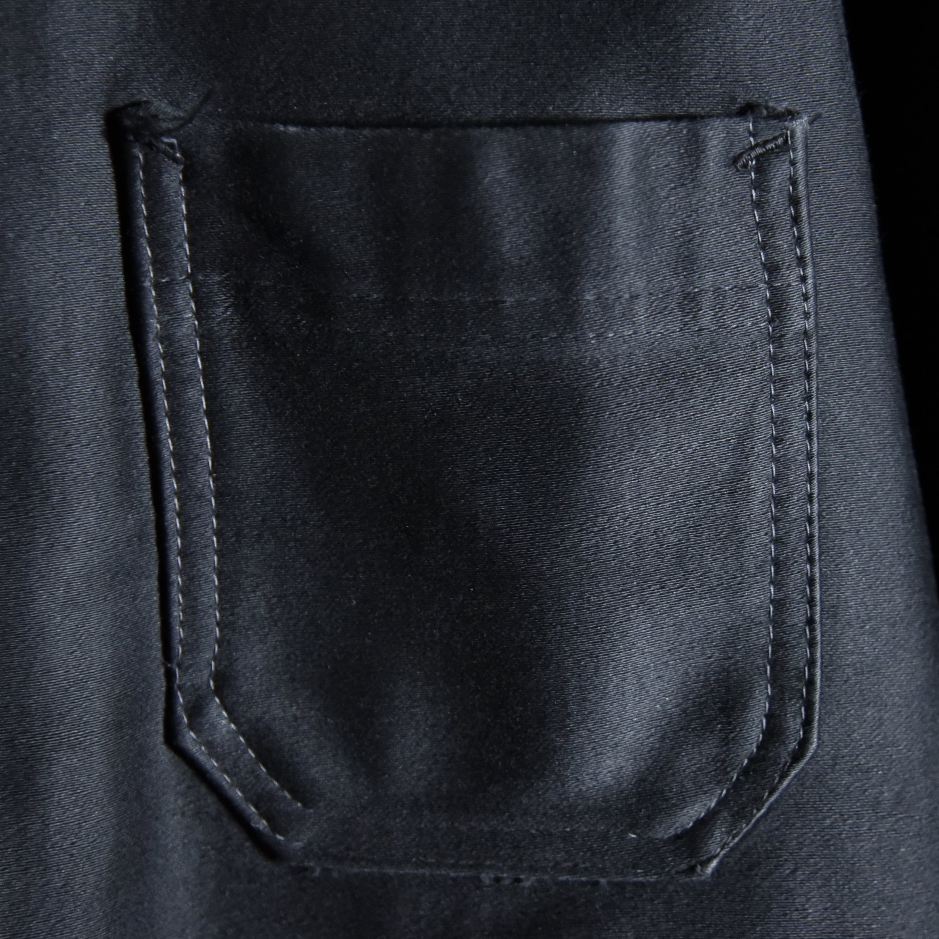 60s Le Favori Black Moleskin French Work Jacket ブラック