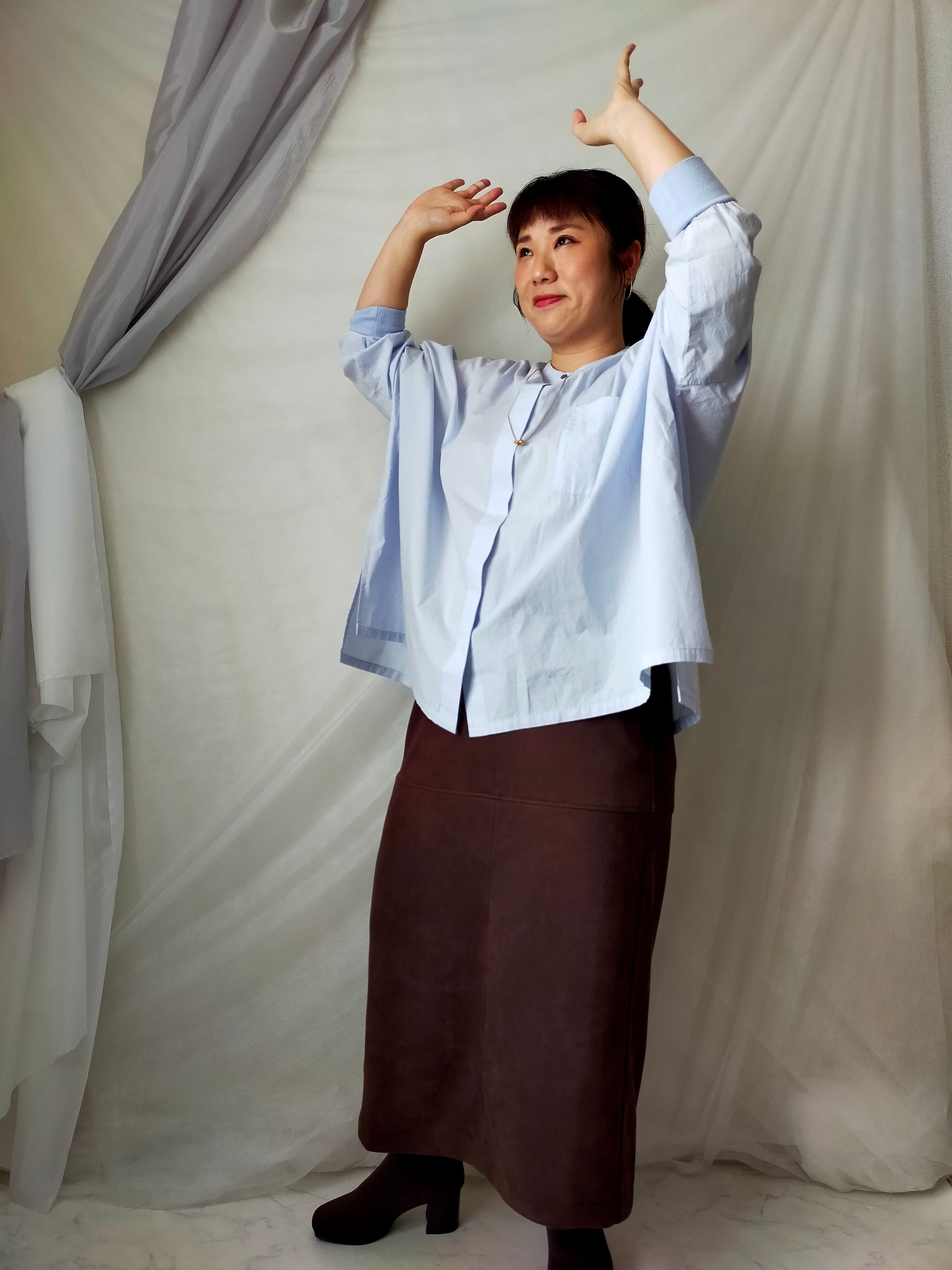 袖リブシャツツー | ぽっちゃりセレクトchachapi