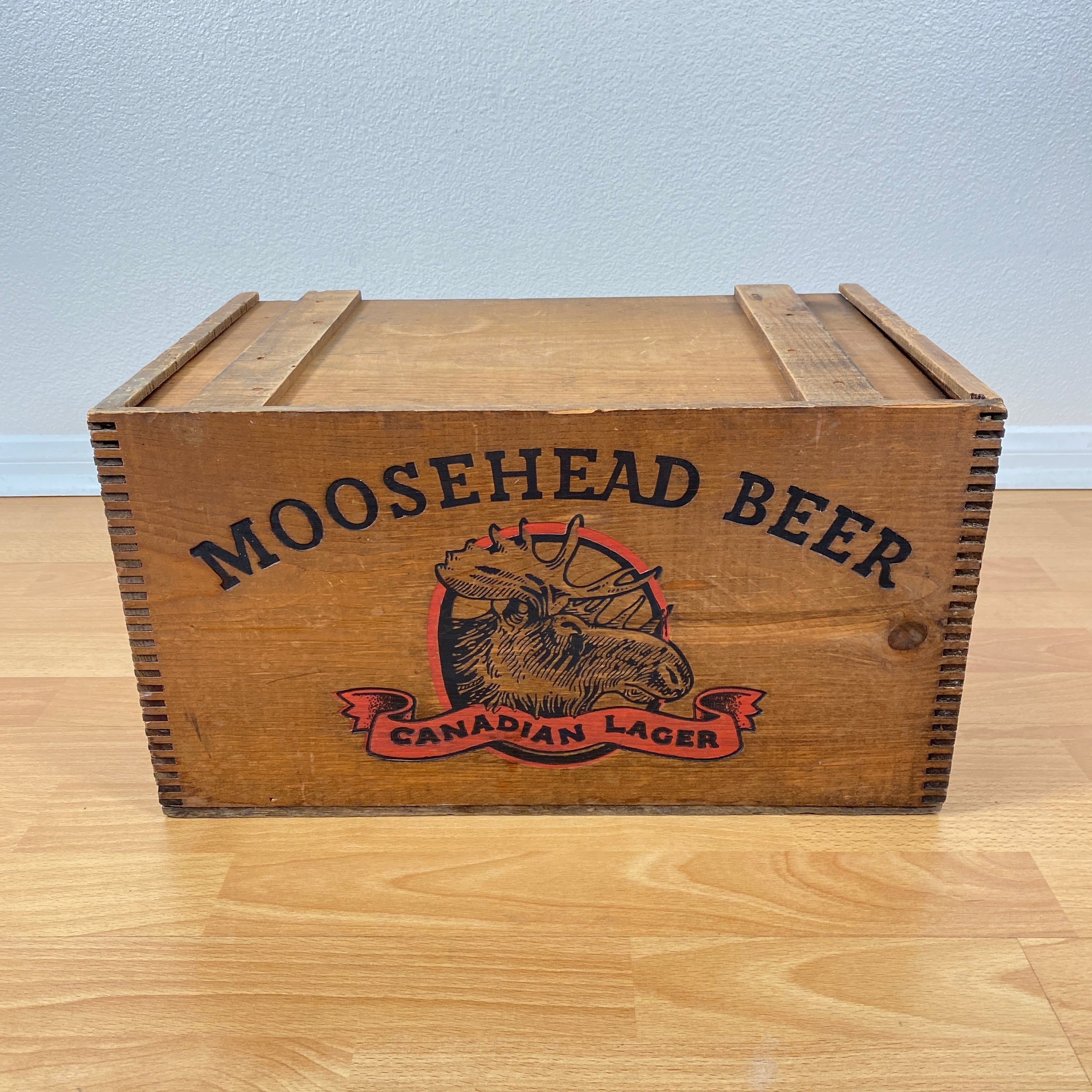 MOOSEHEAD BEER 木箱　アメリカンヴィンテージ 8777174f420532dda1b8937a5e3183