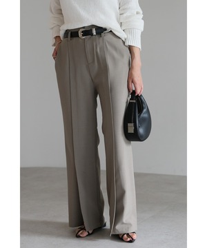 センタータックスリットパンツ【p-20052】.