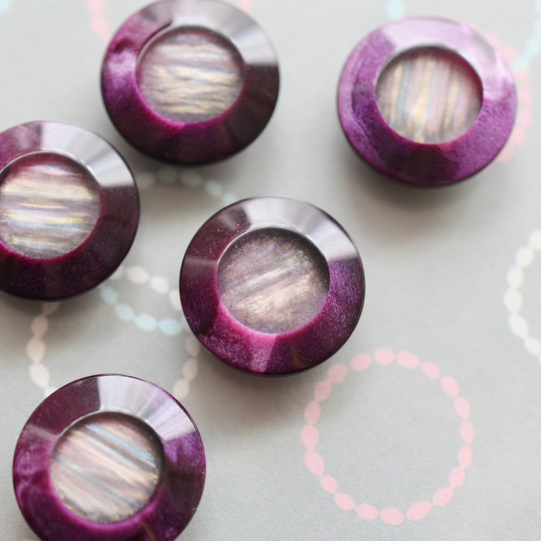 パープル×シャイニーホワイト 18㎜