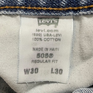 【LEVI'S】505 デニム ジーンズ ジーパン W30 L30 ハイチ製 レギュラーフィット REGULAR FIT リーバイス us古着