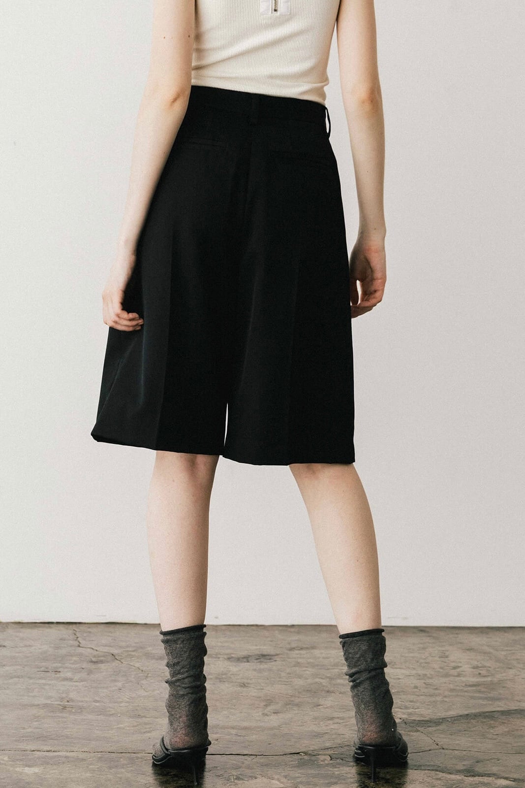 CREDONA ICHIGUN HALF PANTS イチグンハーフパンツ Black