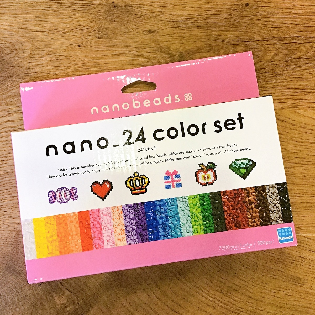 02-50【アクセサリー資材】~ナノビーズ 24color set ~«Douceセレクト 