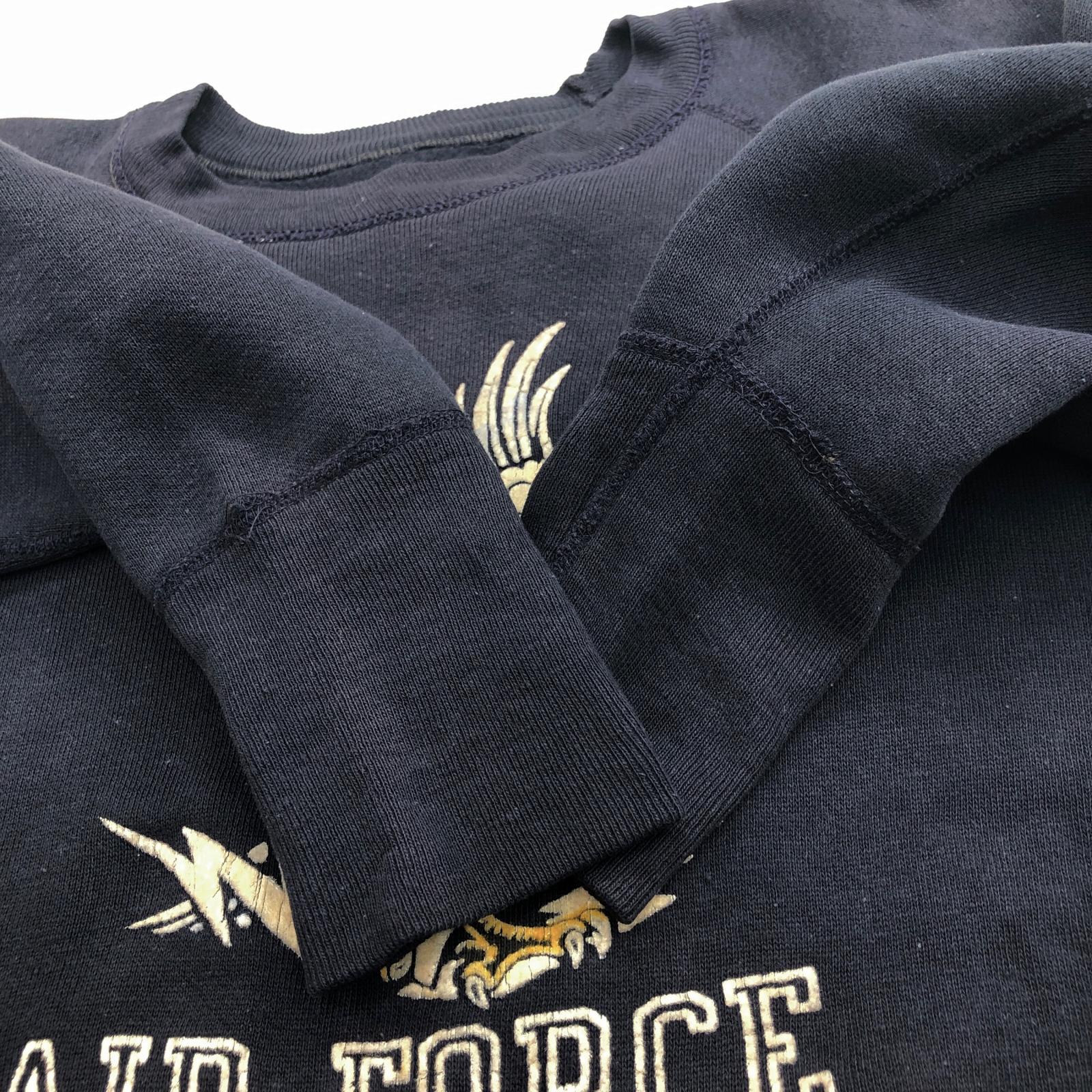 UNKNOWN AIR FORCE ACADEMY USAFA 60年代 ラグランスウェット カラー