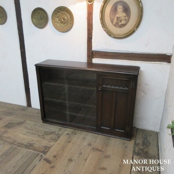 イギリス アンティーク 家具 ブックシェルフ ブックケース 本棚