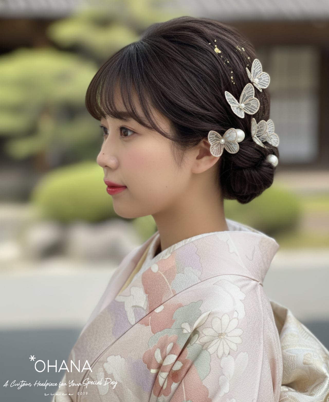 髪飾り 蝶々髪飾り 結婚式 成人式 卒業式 七五三 振袖 袴 和装 浴衣